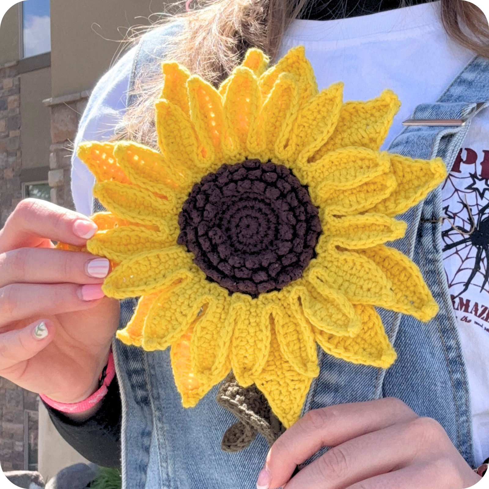 Crochet Sunflower Flower Pattern