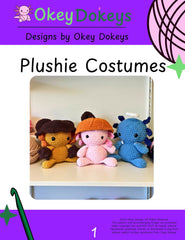 Crochet Plushie Costumes Pattern Only