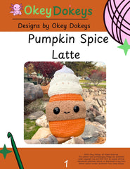 Crochet Pumpkin Spice Latte Pattern Only