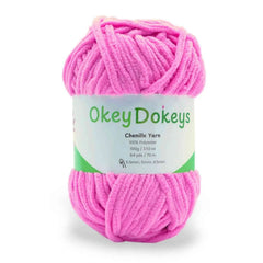 Super Bulky Chenille Yarn #6, 100g Velvet Soft No-Fray Yarn for Crocheting, 50+ Colors