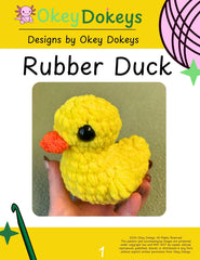 Crochet Rubber Duck Pattern Only