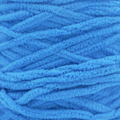 singing the blues blue chenille yarn super bulky 