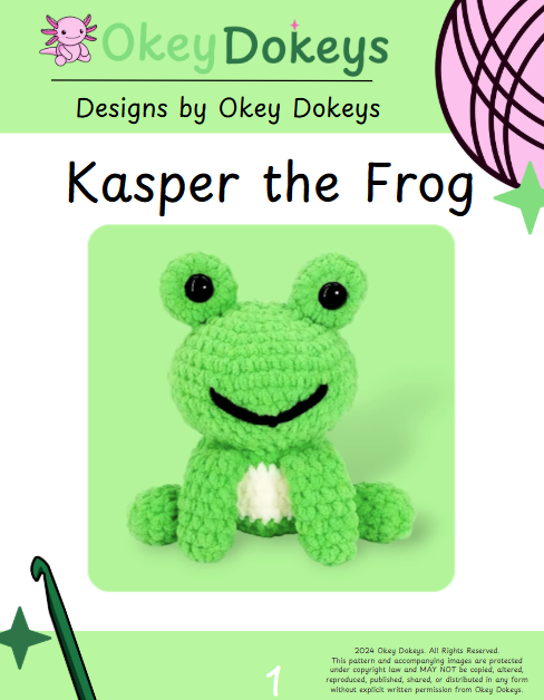 Kasper the Frog Crochet Pattern