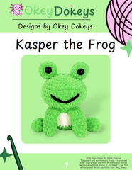 Kasper the Frog Crochet Pattern Only