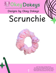 Crochet Scrunchie Pattern Only