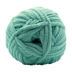 jumbo posh chenille yarn 300g blue seafoam sage green 