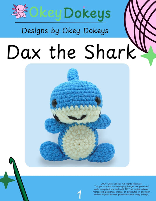 Dax the Shark Pattern Only