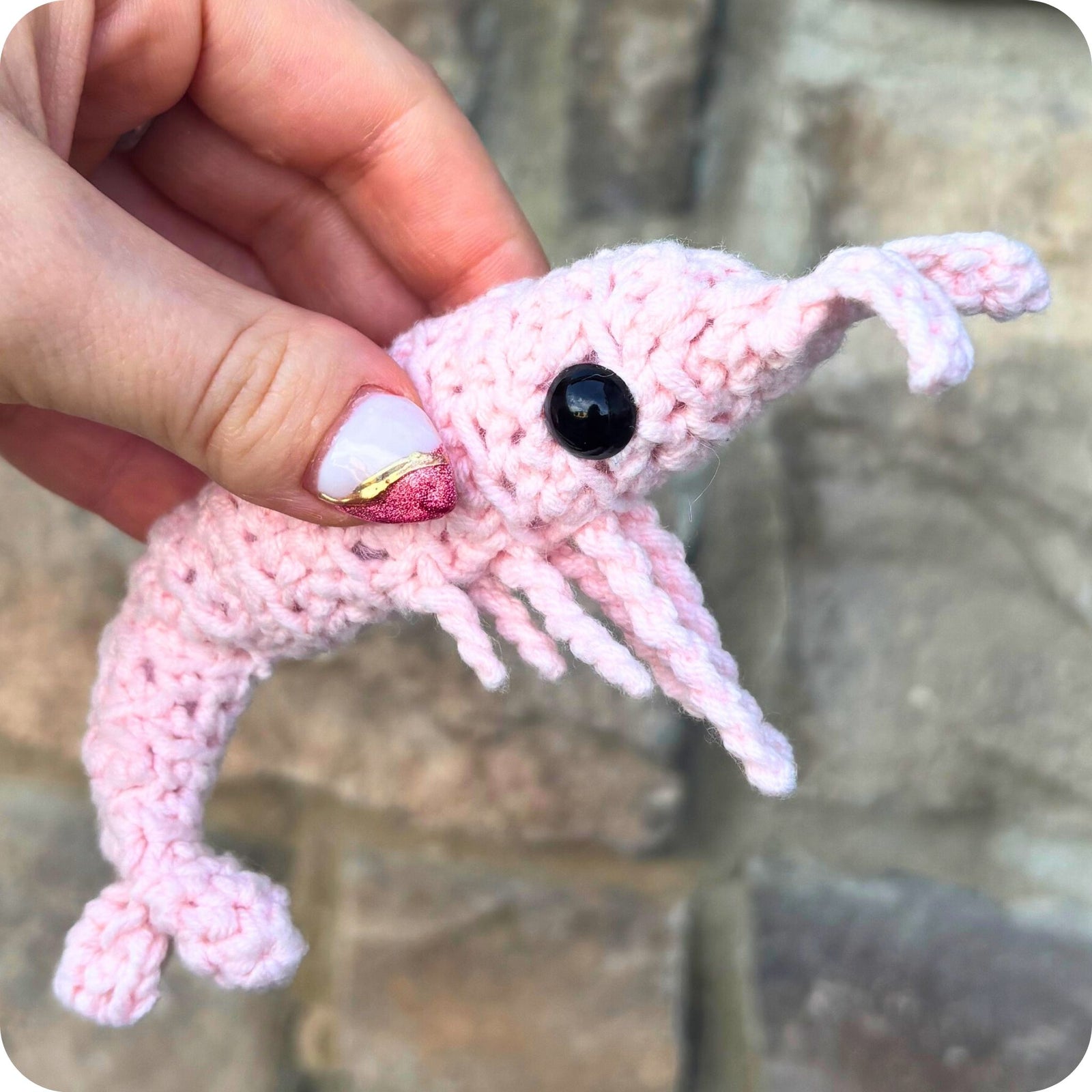 Crochet Shrimp Pattern