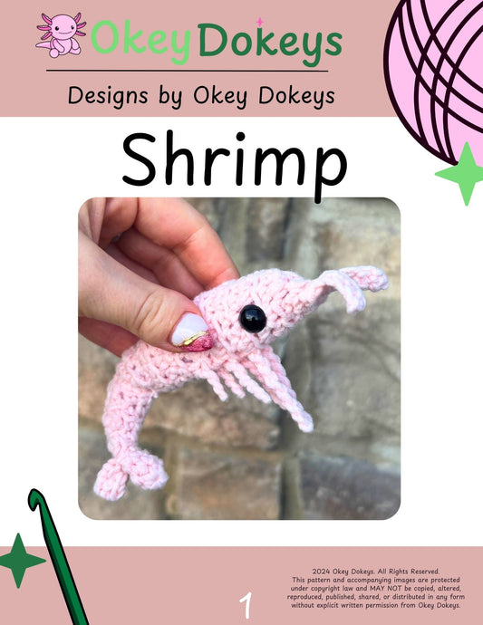 Crochet Shrimp Pattern Only