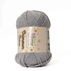 Metallic Shimmer Ribbon Yarn – Lightweight Tube Tape Yarn for Crochet Bags, Accessories & Decorative Projects (100g)