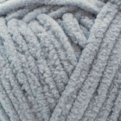 Close-up of a ball of light blue yarn