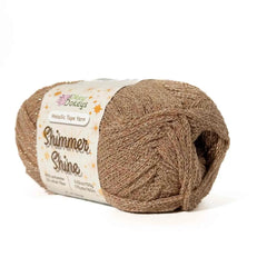 Metallic Shimmer Ribbon Yarn – Lightweight Tube Tape Yarn for Crochet Bags, Accessories & Decorative Projects (100g)