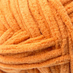 Super Bulky Chenille Yarn #6, 100g Velvet Soft No-Fray Yarn for Crocheting, 50+ Colors