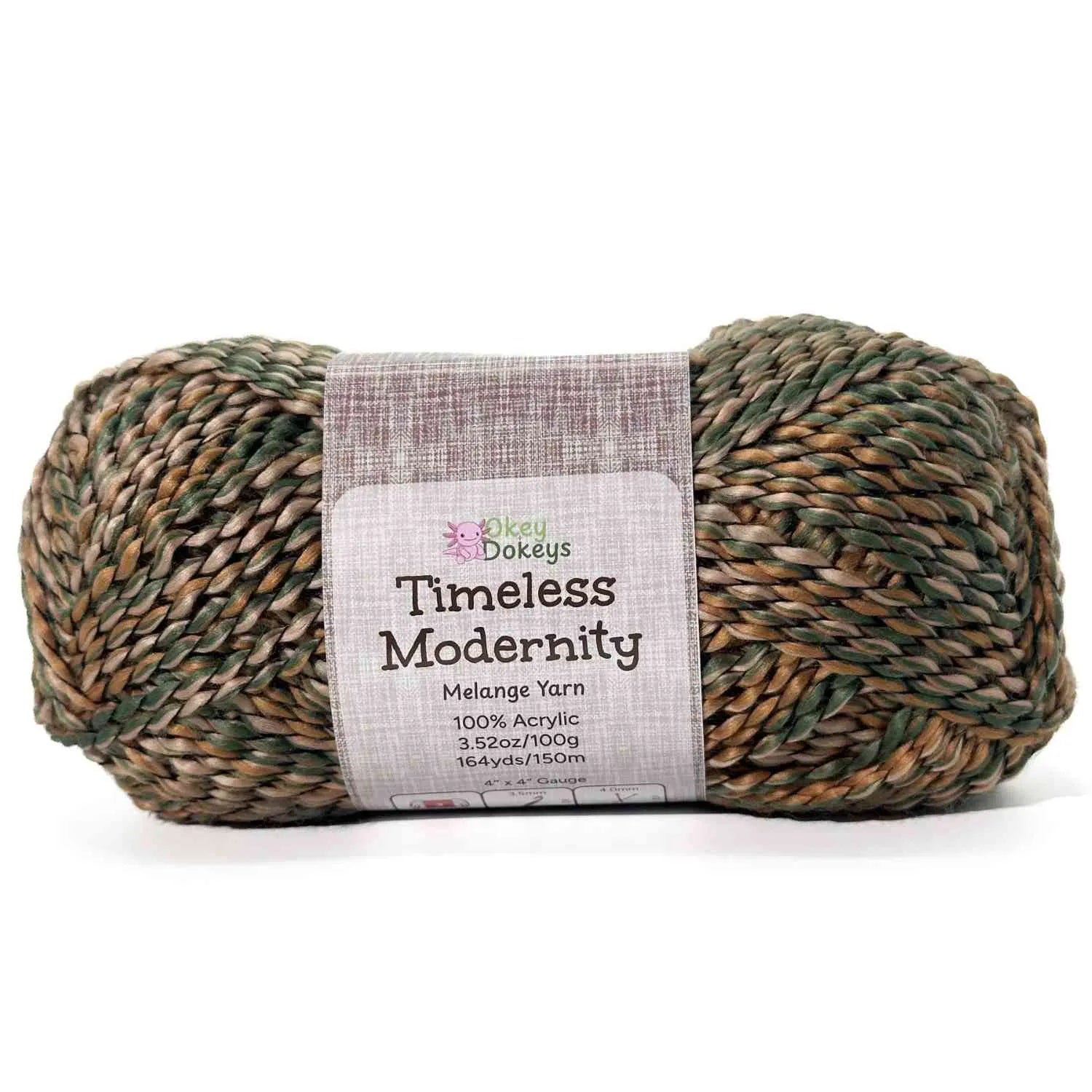 Timeless Modernity Sweater Like Acrylic Melange Yarn, 100g Light Weight