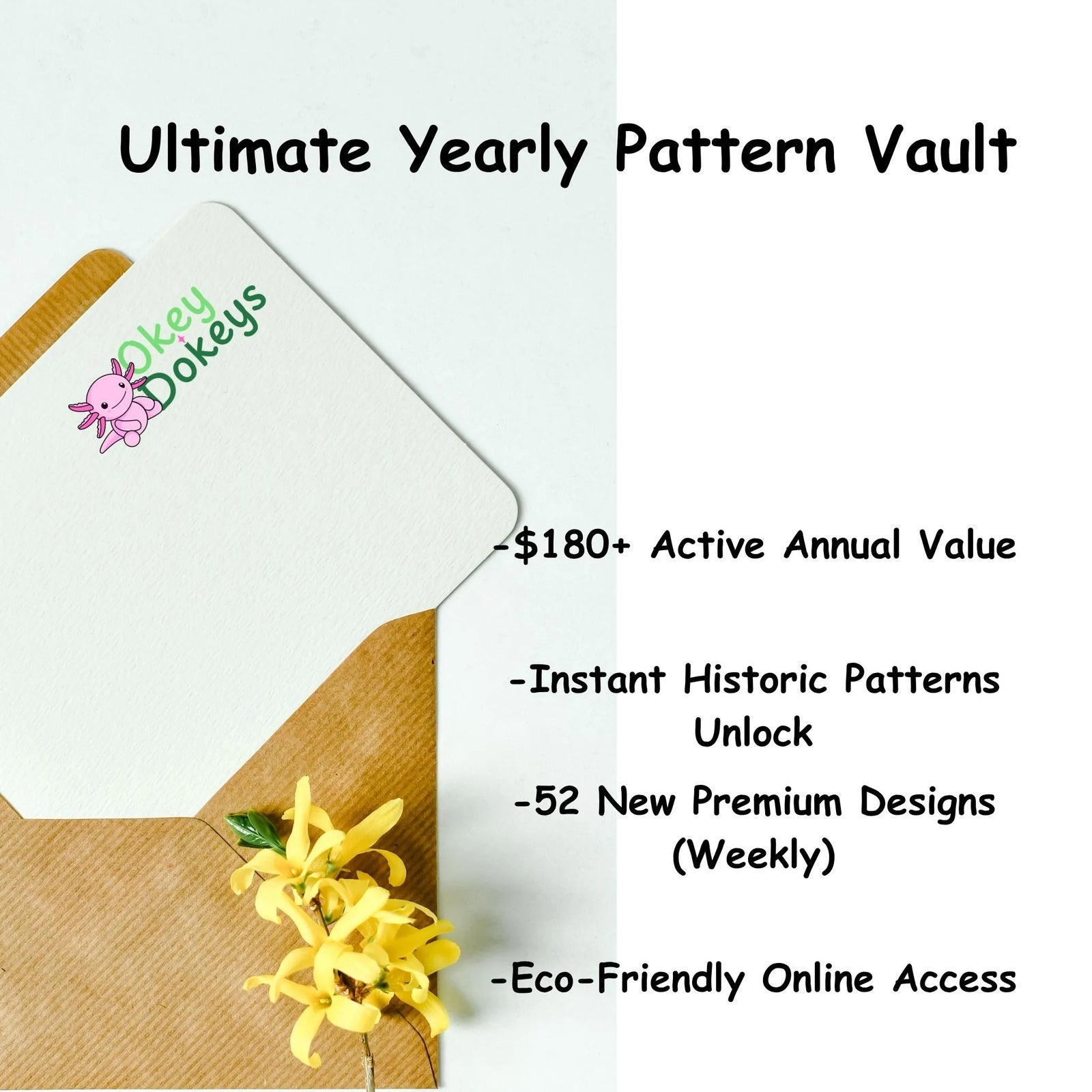 Ultimate Yearly Pattern Vault (Weekly Wednesday Drop + Lifetime Past Pass)