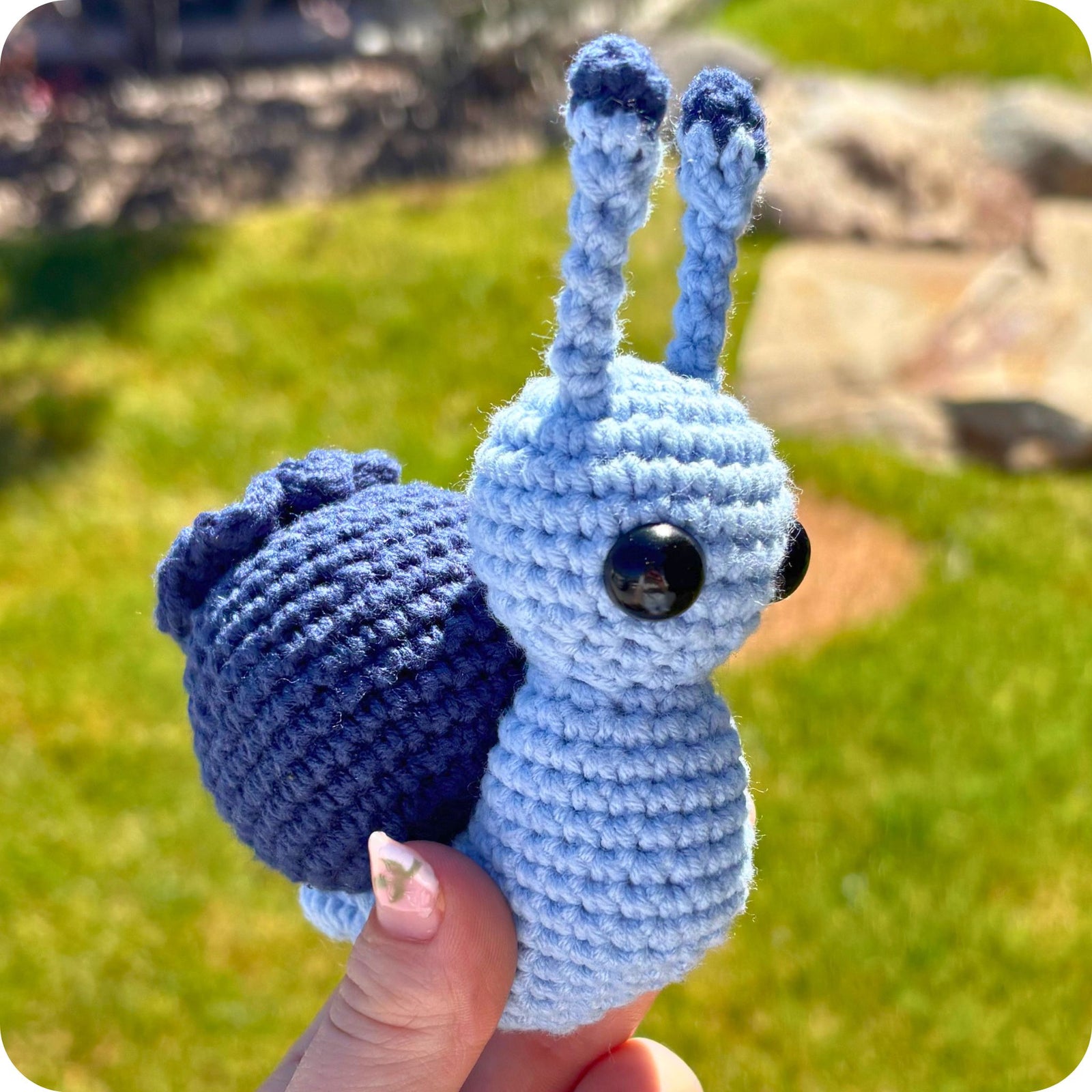 Crochet Blueberry Snail Pattern