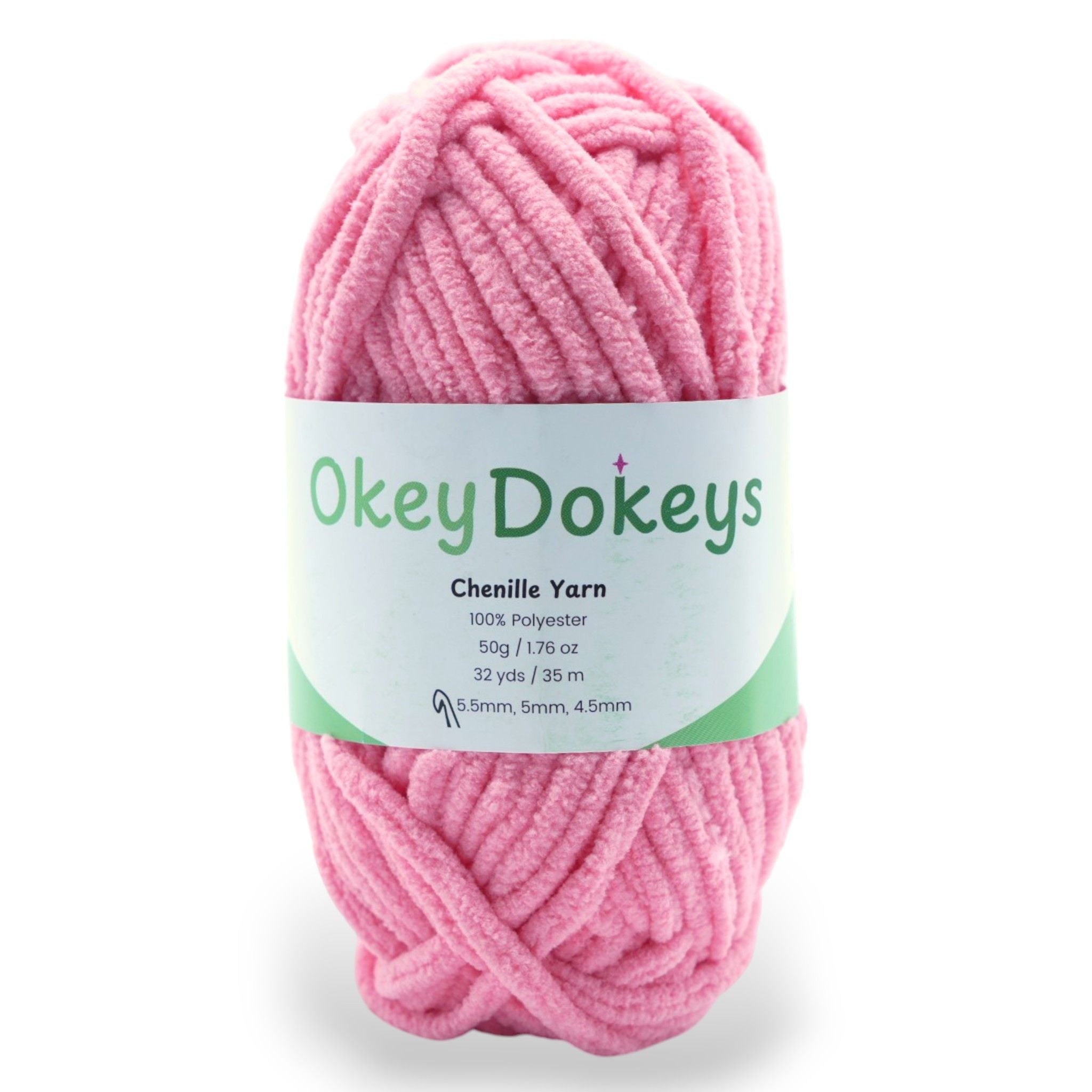 Chenille Yarn - #5 Bulky/Chunky - 50g Skeins