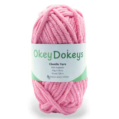Chenille Yarn - #6 Super Bulky - 50g Skeins