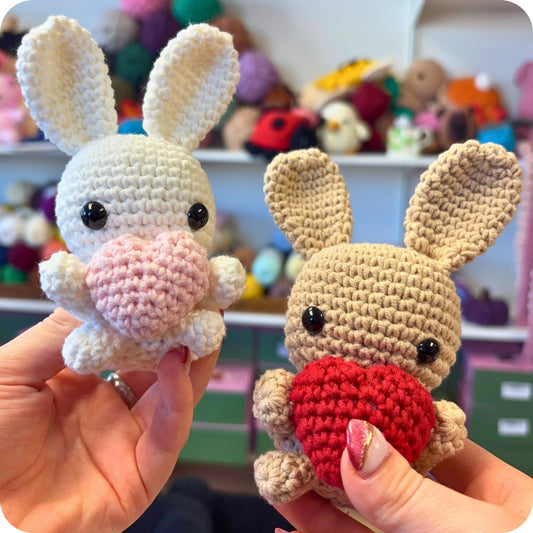 Crochet Heart Bunny Pattern