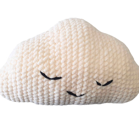 Crochet Cloud Pillow Pattern Only