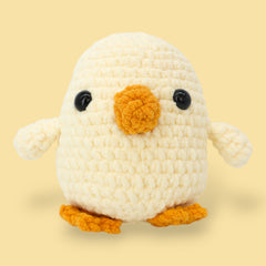cute crochet amigurumi kit, crochet chick kit