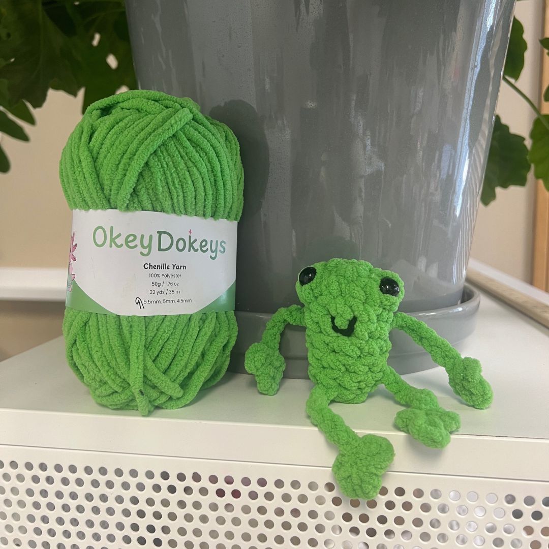 cute crochet little frog amigurumi pattern