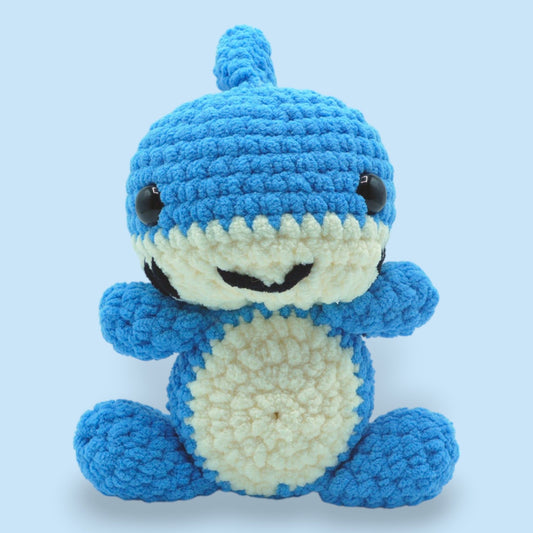cute crochet shark kit from a amigurumi