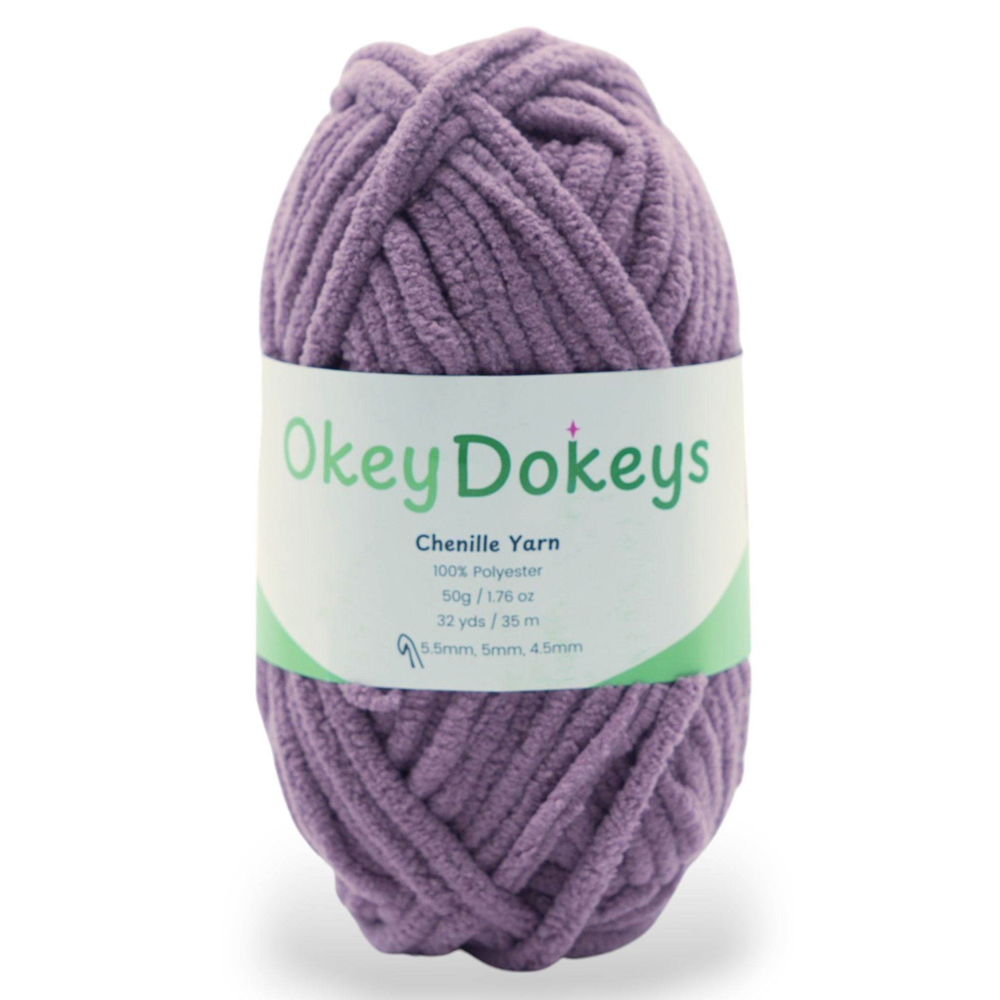 Chenille Yarn - #5 Bulky/Chunky - 50g Skeins