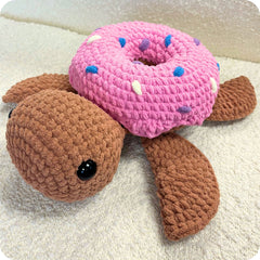 Crochet Donut Turtle Pattern Only