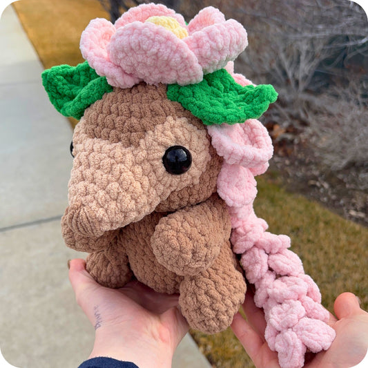 Crochet Flower Pangolin Pattern