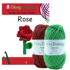 Crochet Rose Pattern Only