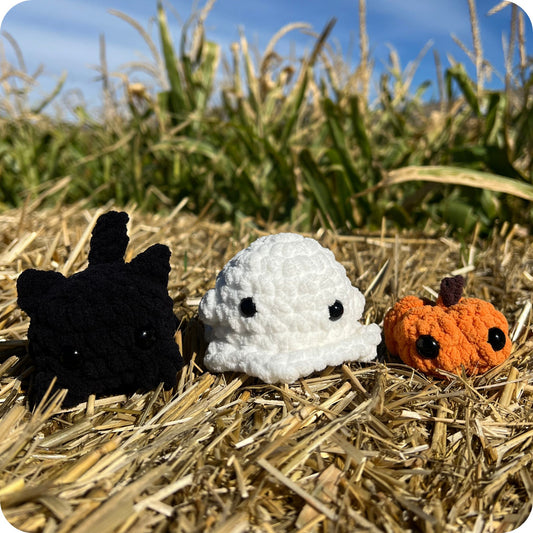 Crochet Halloween Plushies Pattern Only