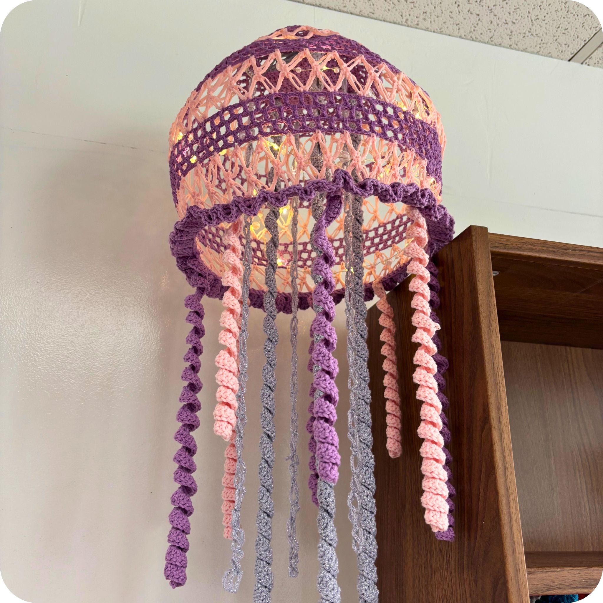 Crochet Jellyfish Lantern Pattern – Okey Dokeys