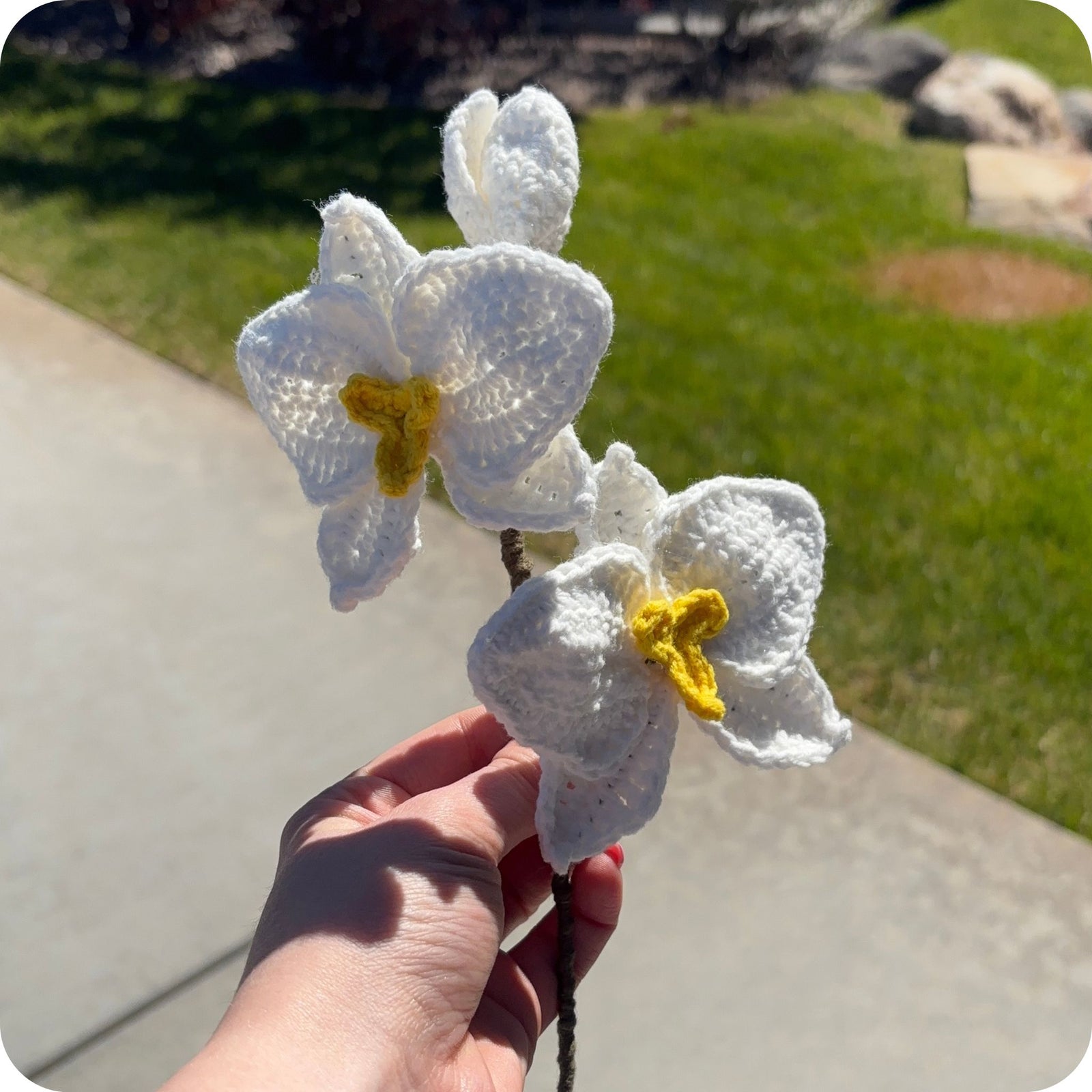 Crochet Orchid Flower Pattern