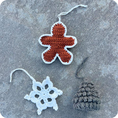 Crochet Christmas Ornaments Pattern Only