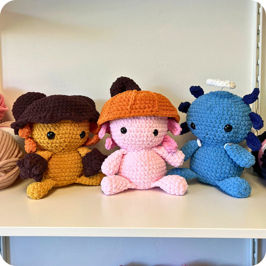 Crochet Plushie Costumes Pattern Only