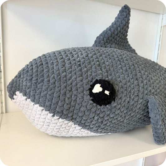 Jumbo Crochet Shark Pattern Only