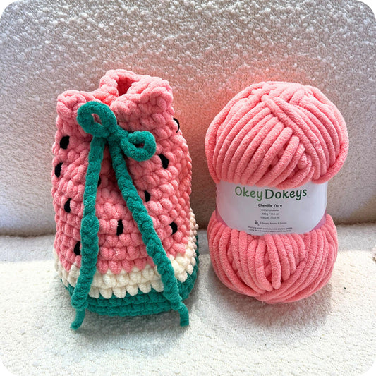Crochet Watermelon Bag Pattern Only